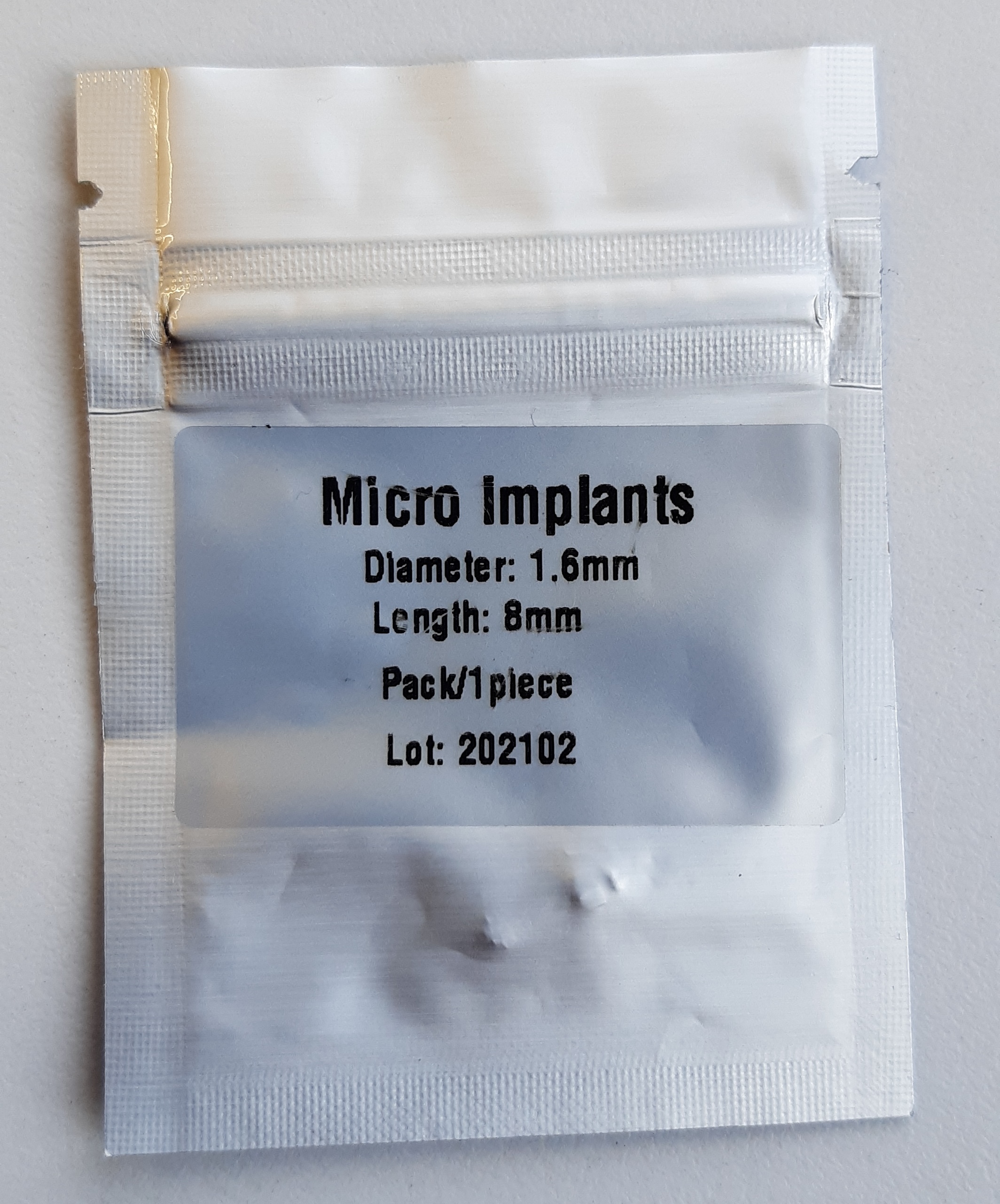 مینی ایمپلنت ارتودنسی چینی